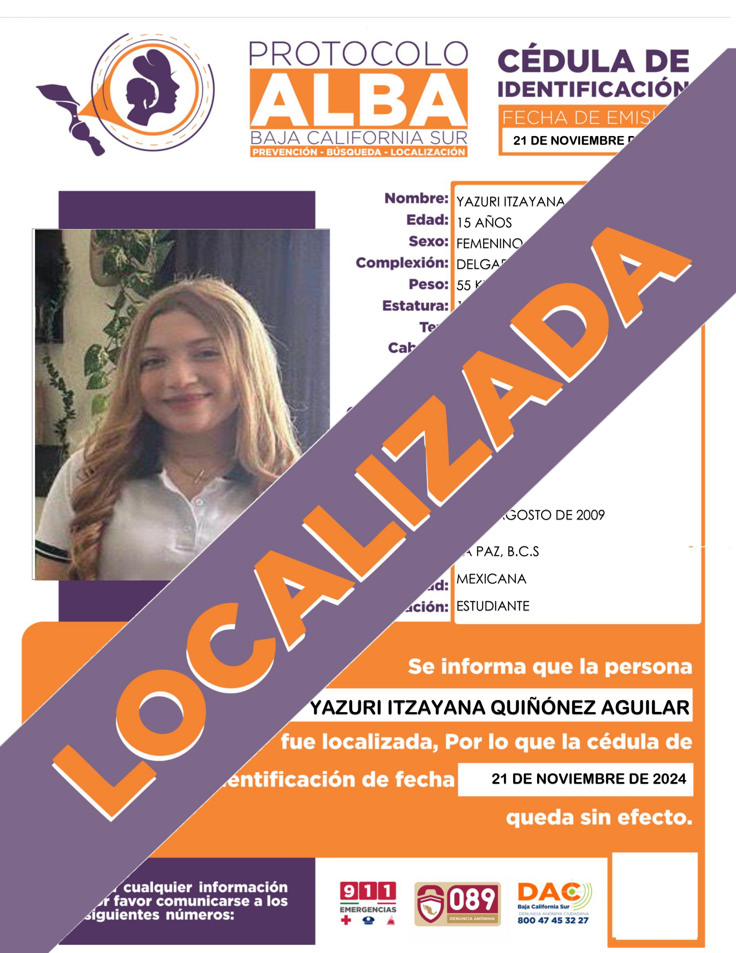 CEDULA DESACTIVACION DE BUSQUEDA YAZURI AGUILAR